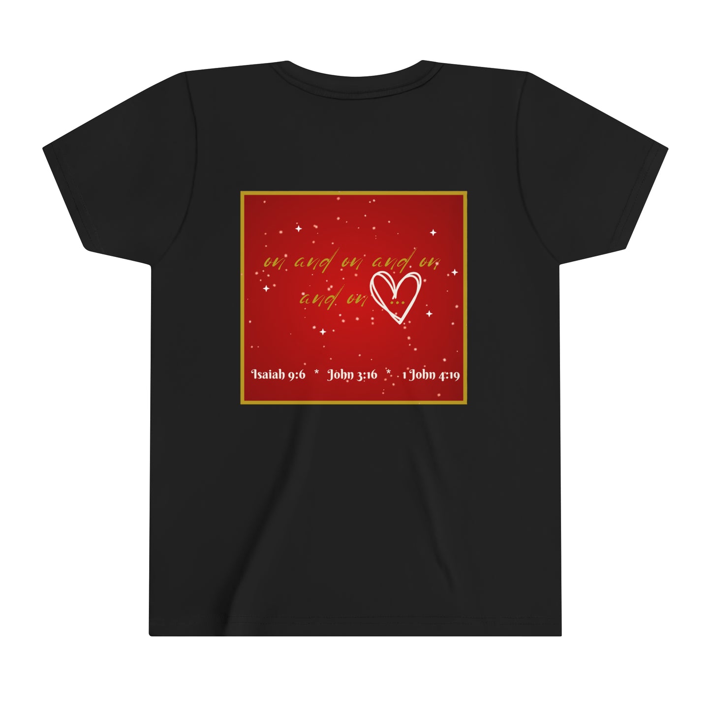 And the Gift Goes On, Youth Christmas T-shirt