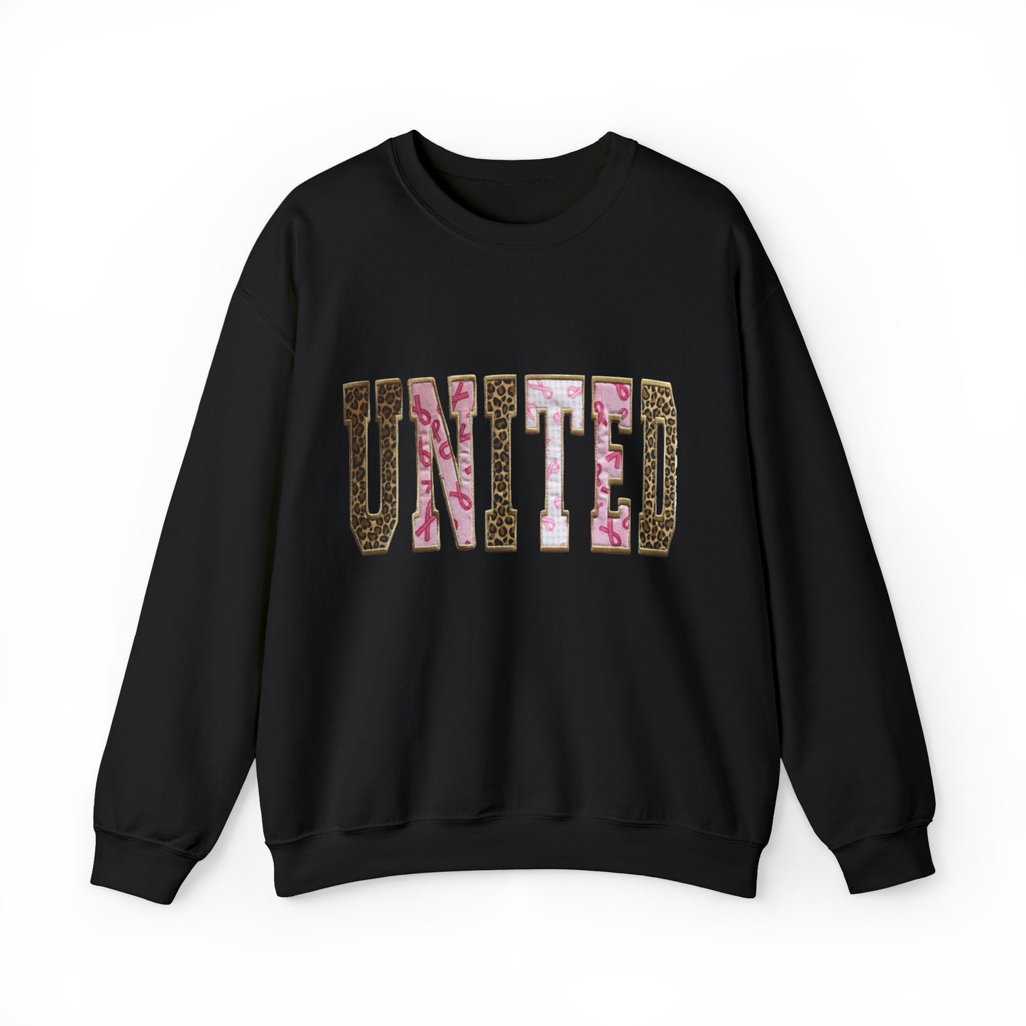 UNITED Breast Cancer Awareness and Support Non-Profit Unisex Heavy Blend™ Crewneck Sweatshirt
