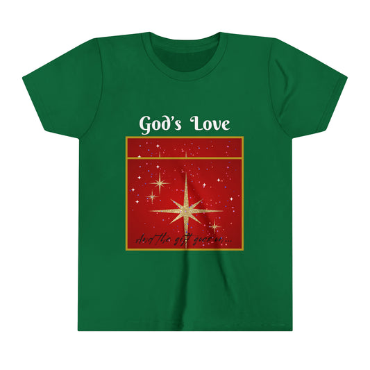 And the Gift Goes On, Youth Christmas T-shirt