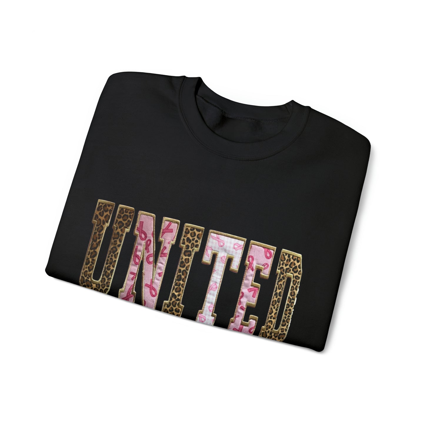 UNITED Breast Cancer Awareness and Support Non-Profit Unisex Heavy Blend™ Crewneck Sweatshirt