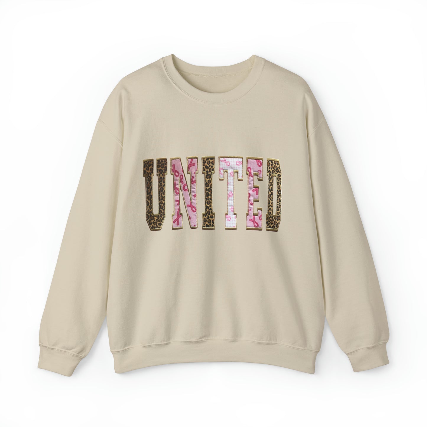 UNITED Breast Cancer Awareness and Support Non-Profit Unisex Heavy Blend™ Crewneck Sweatshirt