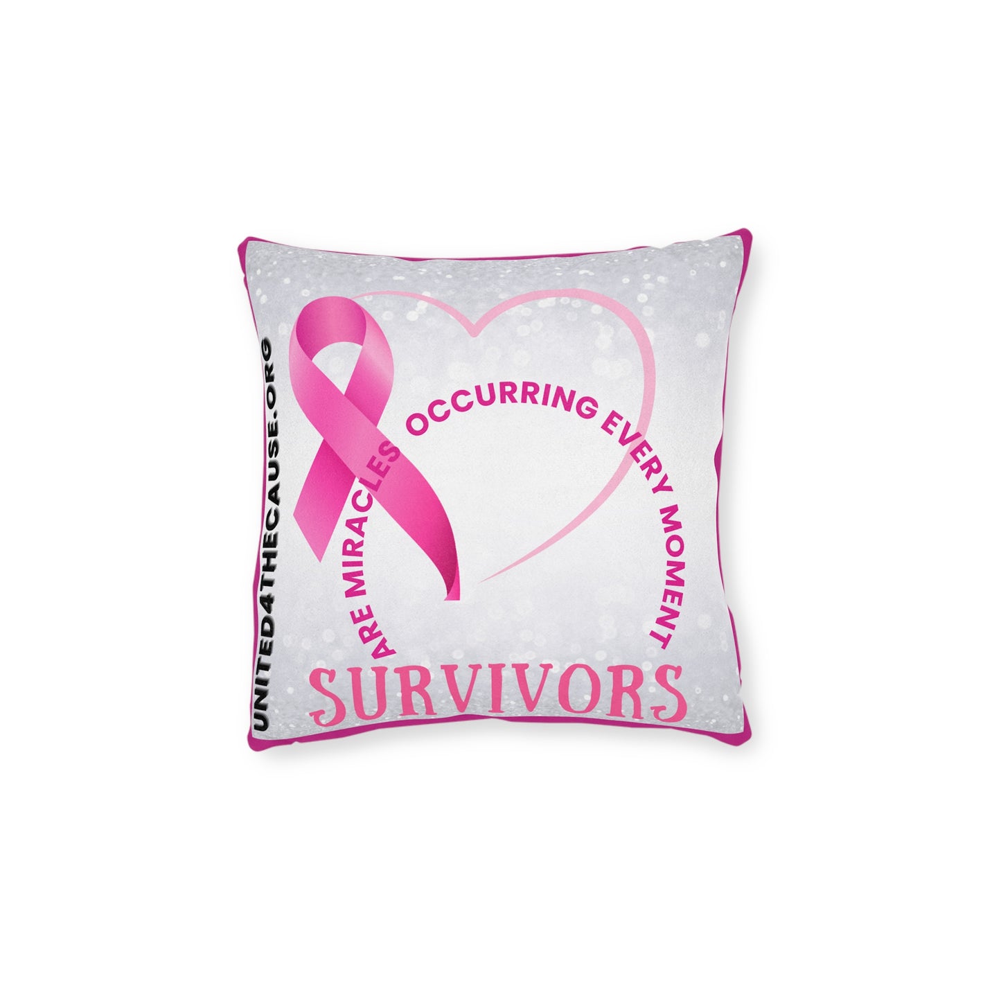 Survivors are miracles occurring every moment - Decorative Square Pillow