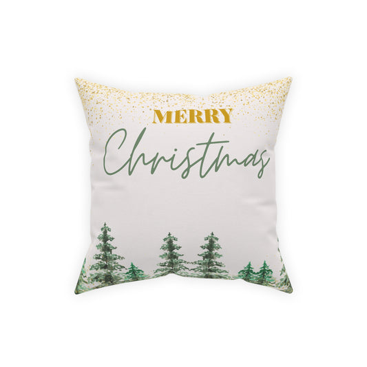 Merry Christmas Broadcloth Pillow