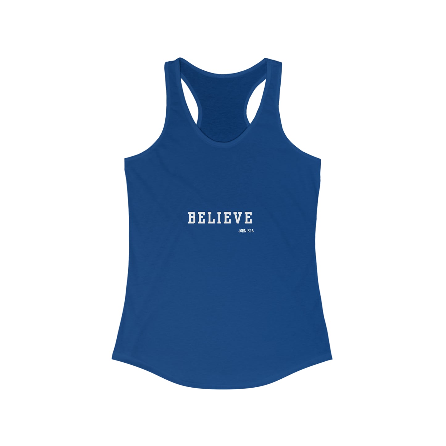 Believe Women's Ideal Racerback Tank