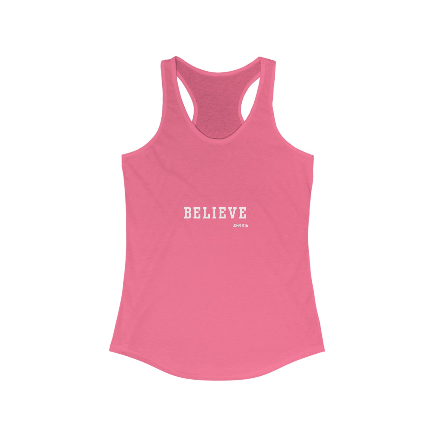 Believe Women's Ideal Racerback Tank