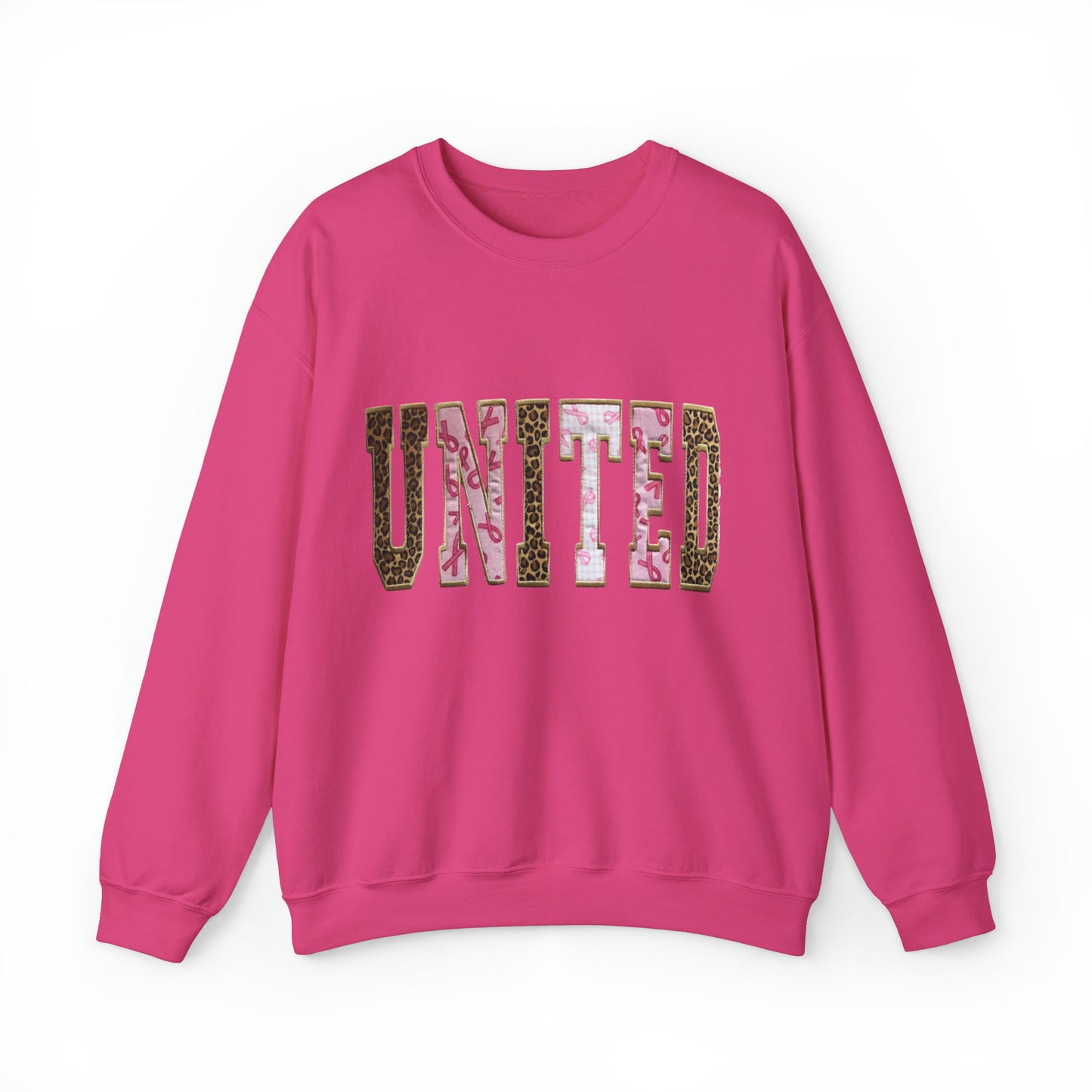 UNITED Breast Cancer Awareness and Support Non-Profit Unisex Heavy Blend™ Crewneck Sweatshirt