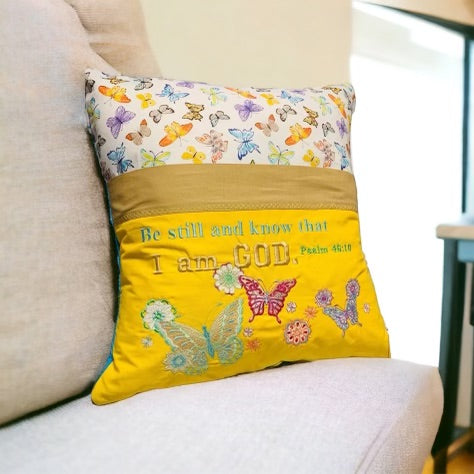 Custom Embroidered Reading Blanket/Pillow